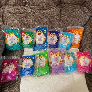McDonald's 1999 Happy Meal beanie baby collection. Very collectible